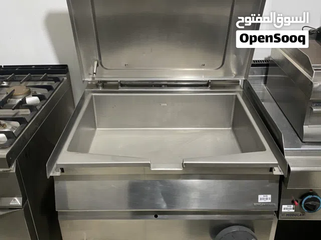 tilting pan 80 Liters  مربع ارز، مقلاه قلابه الارز  للفنادق والمطاعم المانى يعمل بالغاز