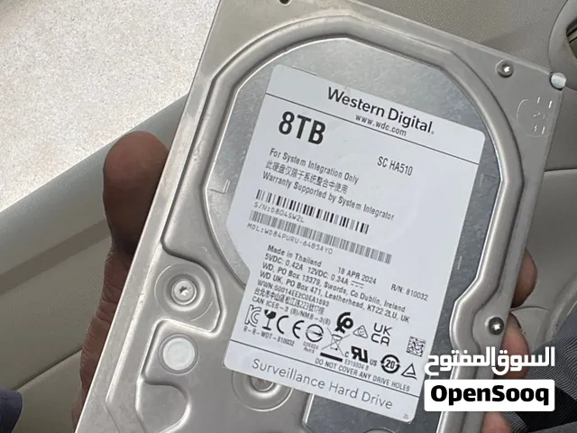 Western Digital WD 8TB Surveillance Hard Drive – 3.5” HDD