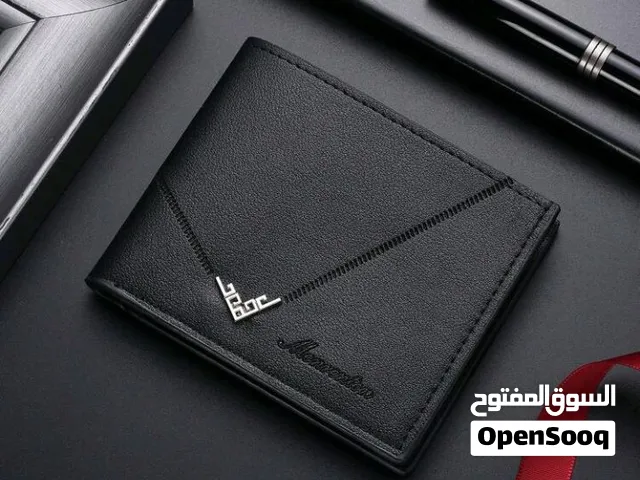 محفظه رجاليه باللون الاسود الفخم