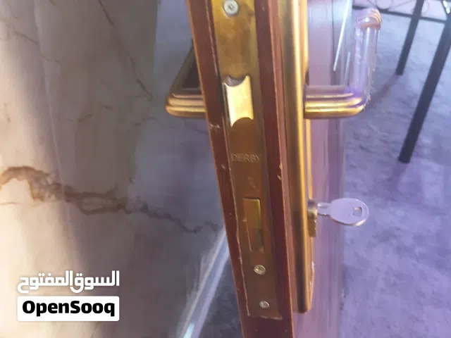 باب خشب قشره بلوط محفور بالليزر