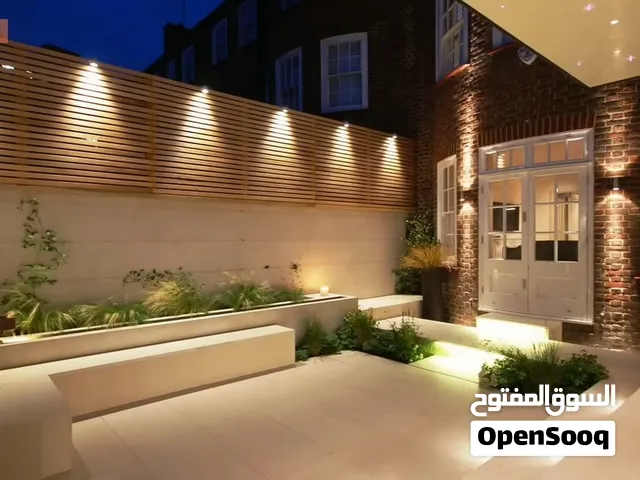 خدمه شبكات الري الثابت وخدمه الحدائق الخاصه والعامه والمعشب وغرس وتقليم الأشجار
