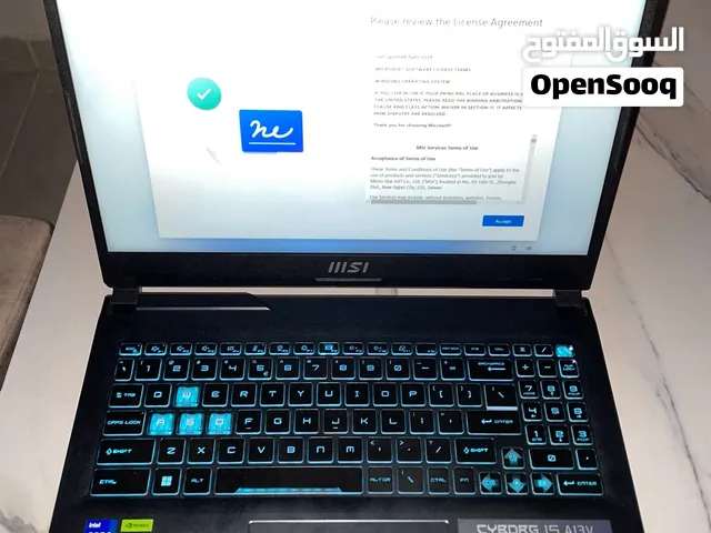 لابتوب قيمنق MSI Cyborg