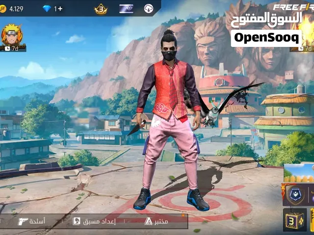حساب فري فاير اسطورة للتبديل او البيع بجواهر