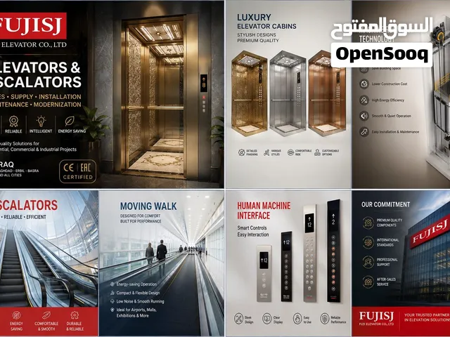 FUJI SJ Elevators & Escalators  Supply for Projects