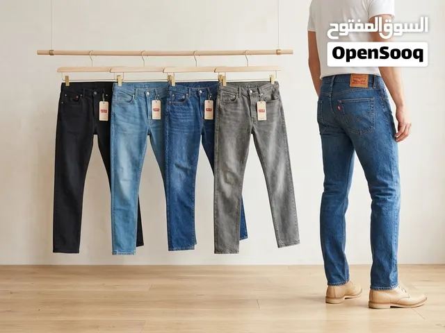 بناطيل جينز ليفس Levi's  اصليه وارد الخارج و جميع الالوان و المقاسات