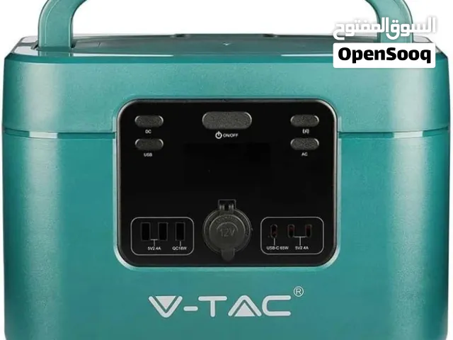 V-TAC Portable Power Station with LiFePO4 Storage Battery