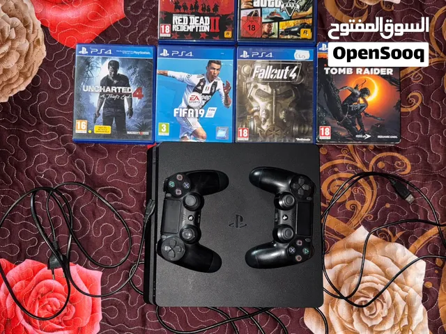 PlayStation 4 slim 500GB بلايستيشن 4 سليم