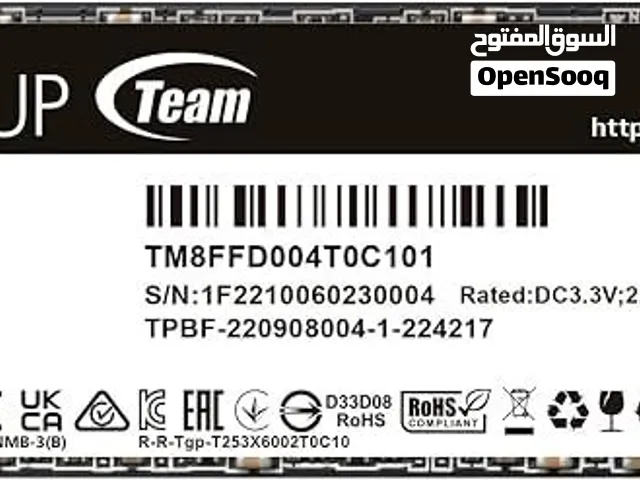 Team Group 4TB M.2 NVMe SSD (Used - Excellent Condition)