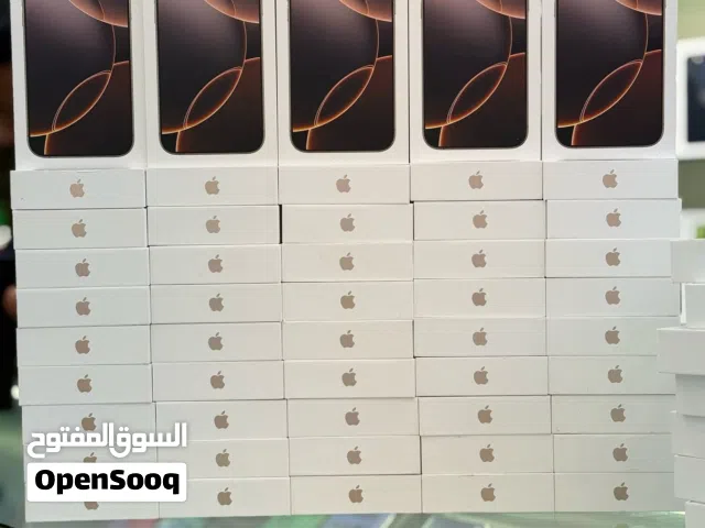 ايفون 16 برو ماكس ، ذاكرة 256GB جديد ضمان سنة نسخة الشرق الاوسط عرض فترة محدودة