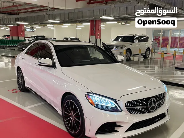 Mercedes C300 2021 (White) – Ultra Clean w/ Factory Ambient Lighting