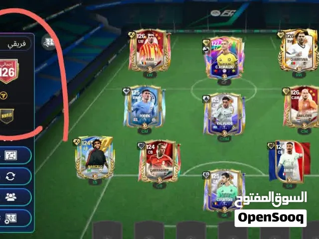 حساب فيفا بأوفر 126 للبيع المباشر مقابل 50000الف ريال يمني قديم العرض محدود ولفترة محدودة...........
