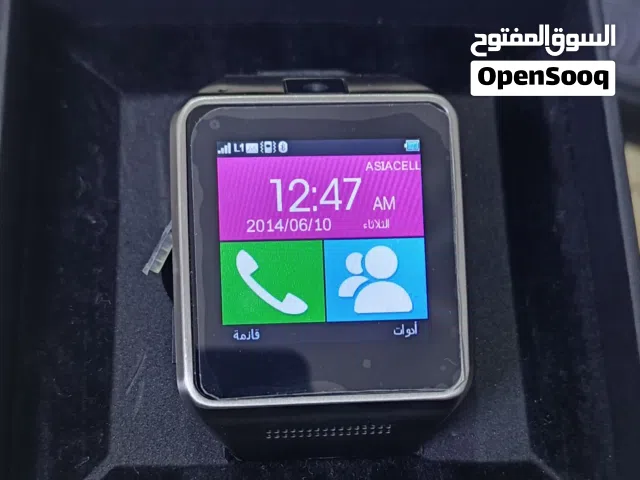ساعة موبايل ذكية تعمل على سيم كارت وبدون سيم كارت مع كامرة وصوت عالي تربط عالبلوتوث