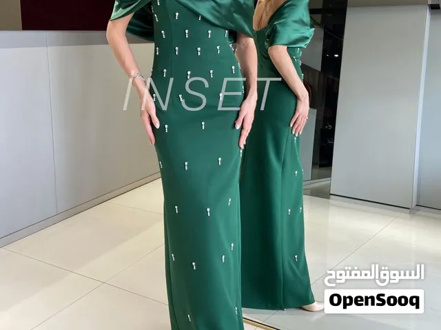 فستان نفنوف سهره اخضر