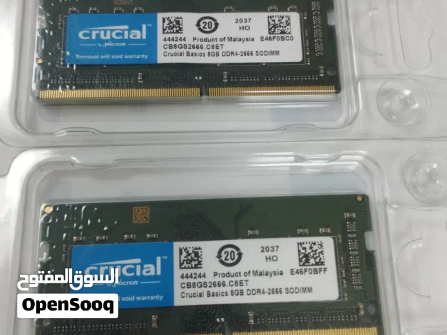 رامات لاب توب 8و4 جيجا. ... DDR4
