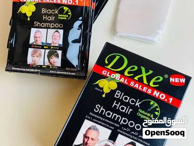 شامبو صبغ الشعر الى اسود للرجال والنساء