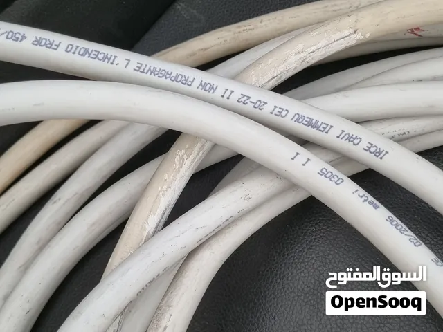 كابل كهرباء ايطالي اصلي  نحاس 4X6 طول 8 متر ممتاز سعر المتر 25 دينار