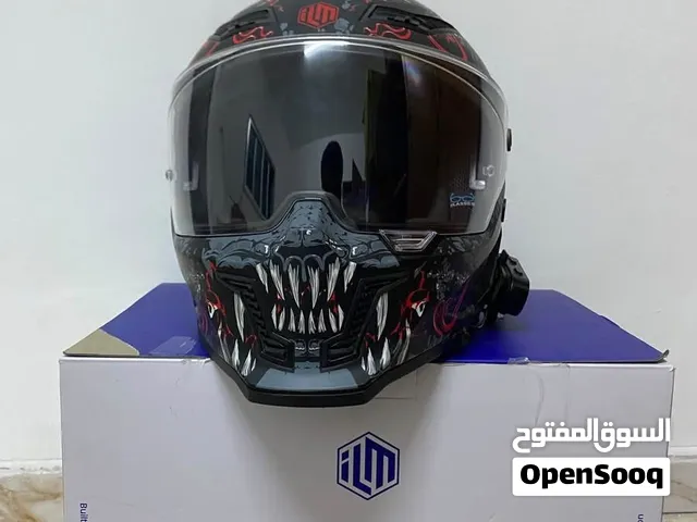 خوذة دراجة نارية بحااال الوكالة خالية اي خدوش ملبوسة مرة واحدة فقط  سبب البيع : تم بيع الدراجة