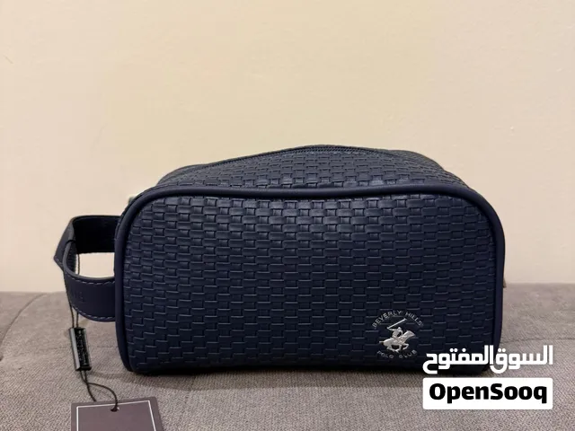 Brand New Beverly Hills Polo Club Woven Navy Toiletry Bag / Travel Pouch