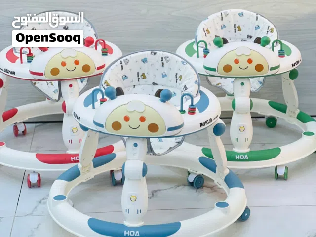 كراجة دائرية لتعليم المشي الخطوة الأولى لطفلك تبدأ من هنا  تصميم دائري آمن يمنح الطفل الراحه