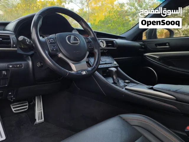 2018 لكزس RC 350 F  V6 / ماشي فقط, 31الف ميل/ رنجات الوكالة/ كلستر اسبورت / مصابيح امامية 3 عدسات