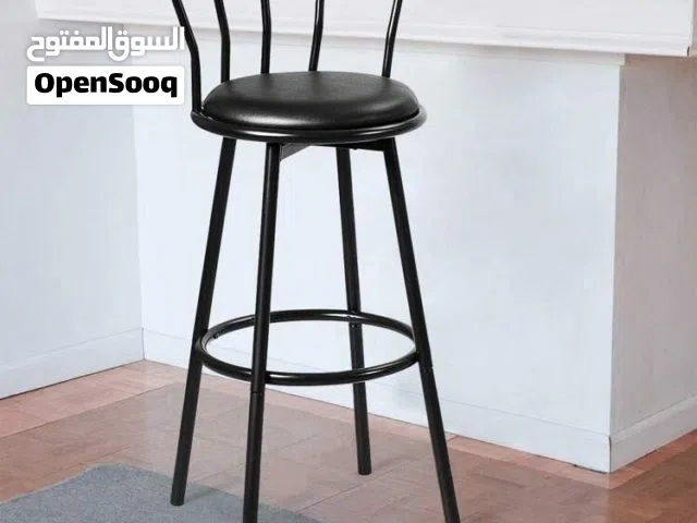 كرسي ستول بار ارجل ثابت مقعد يدور بالكامل