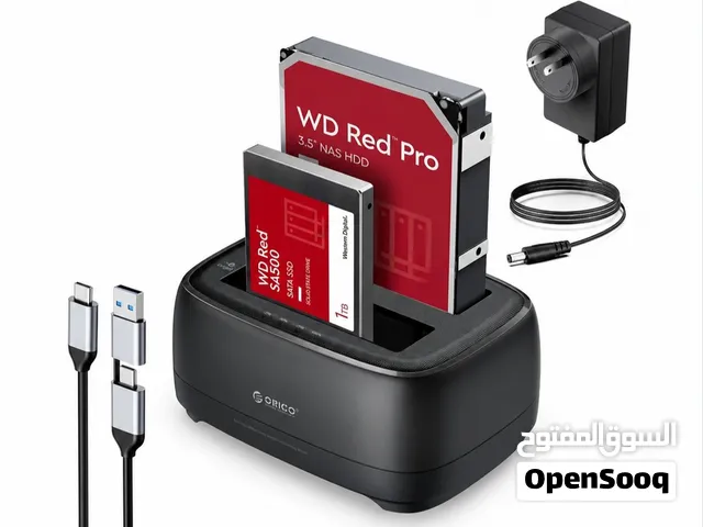 ORICO - 2-bay offline clone hard drive docking station  SSD + HDD