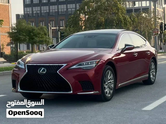 200 AED/MONTH - 2022 LEXUS LS-500  LOW MILEAGE    لكزس بحالة ممتازة ممشى قليل متاحة للتقسيط