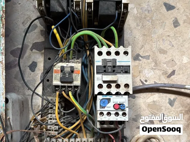 قواطع وكنتاكترات ولوحات وفيش 3 فاز