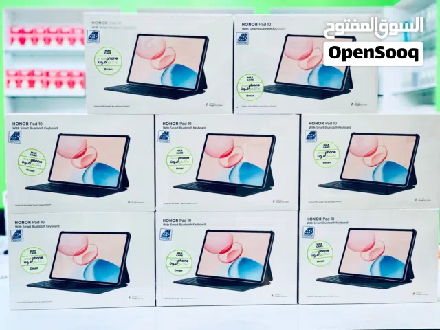 هونور باد 10  ذاكرة 256GB رام 8 مع كفر وكيبورد جديد ضمان لمدة سنة