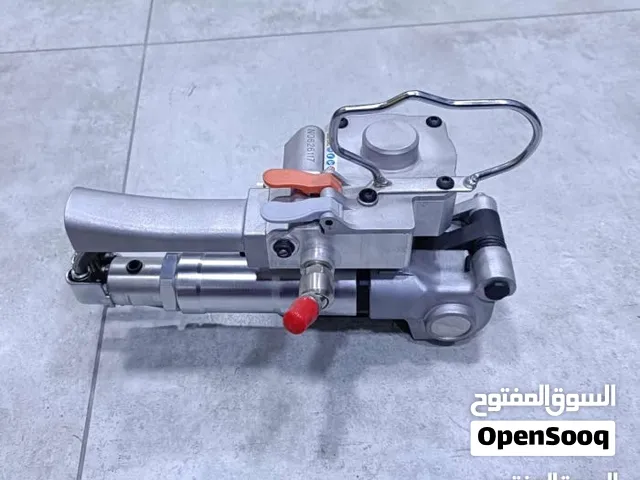 ماكنة شد و لحام شبر (هوائية) لتغليف الطبالي بدون مرابط