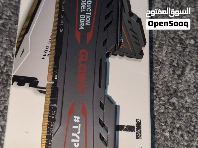 قطعتين رام GLOWY DDR4 16GB 2x8GB 2400MHz