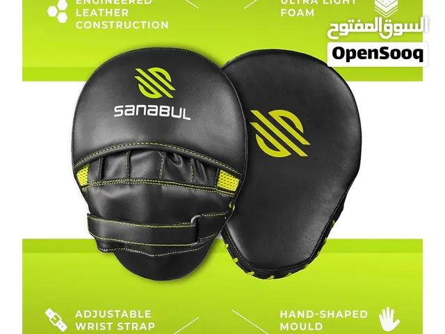 Sanabul Essential Curved Punching Mitts for Boxing, MMA Muay Thai Boxing Pads for Training