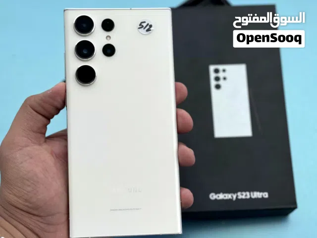 عرض خااص : Samsung S23 ultra 512gb بالذاكرة العملاقة الهاتف بحالة الوكالة نظيف جدا بدون أي مشاكل
