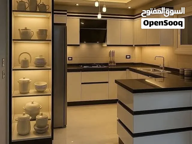 تصميم وتنفيذ وتركيب جميع انواع المطابخ المنزلية بسعر مناسب