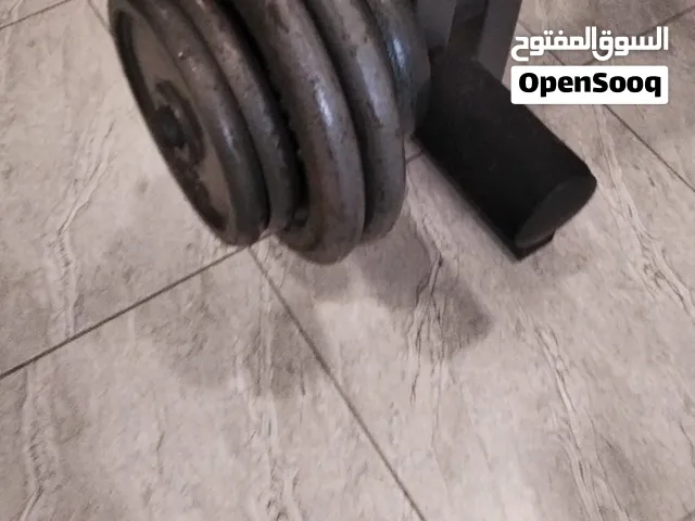 Bench press/ Loan Bar(5ft)/Weight lifting plates (10x2/7.5*4/2.5X2)