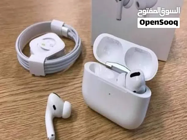 للبيع: سماعة إيربودز برو امريكي سماعة إيربودز برو نسخة أمريكية، بتصميم أنيق وصوت واضح، مناسبة للاست