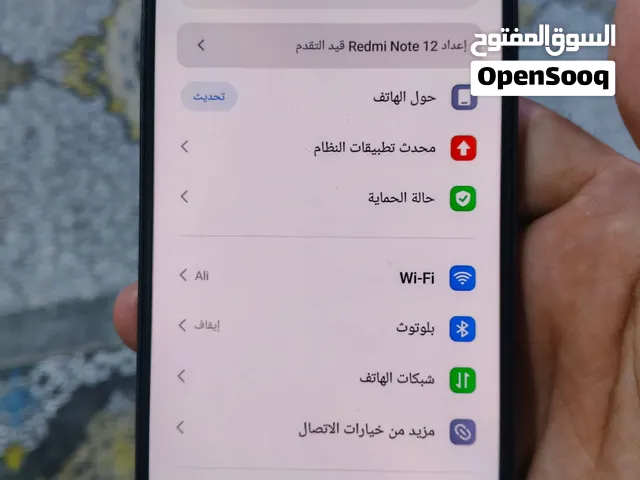 شاومي ردمي نوت 12 نظيف جدا للبيع