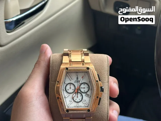ساعة JBR فاخرة مطلية بالذهب