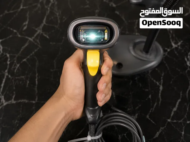 هاز ماسح إلكتروني عملي بتصميم متين ومقبض مريح ، يعمل بالكابل، مناسب للاستخدام المكتبي واليومي بكفاءة