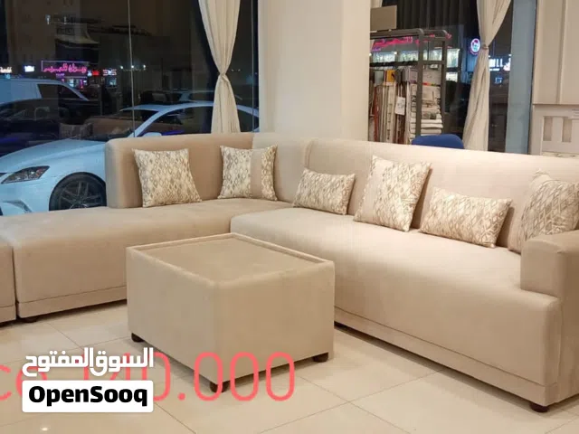 طقم كنب على شكل حرف L بطول 5.5 متر Sofa Set L Shape 5.5mtr