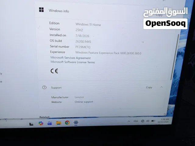 Windows Lenovo  Computers  for sale  in Baghdad