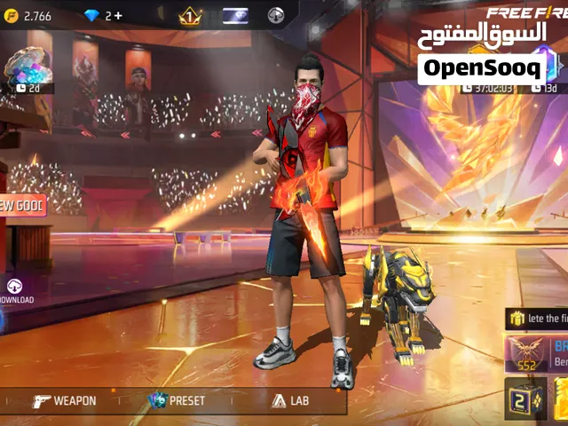 Premium Free Fire Account for Sale  Level 47  Rare Skins