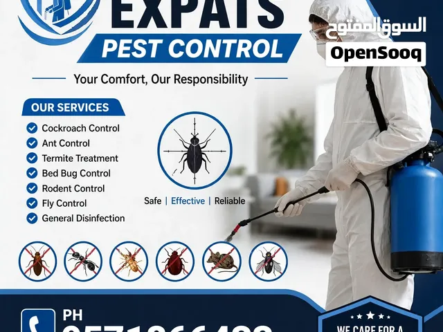 PROFESSIONAL ALL TYPES PEST   CONTROL SOLUTION SERVICE BEST PRICE   We Specialized