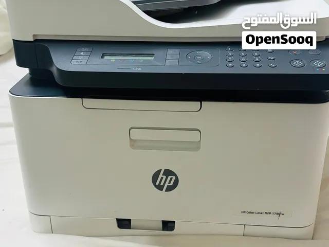 طابعة جديدة hp color laserMFP179fnw