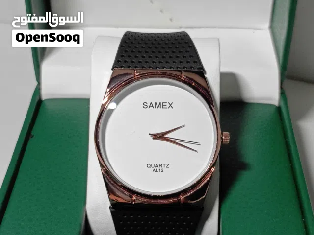 ساعة نسائية بيضاء  سوداء  شركة: ONLI