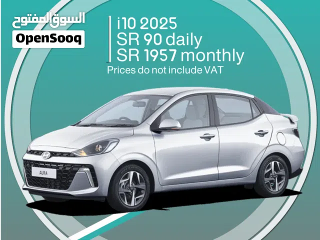 Hyundai Grand i10 2025 for rent in Dammam - Free delivery for monthly rental