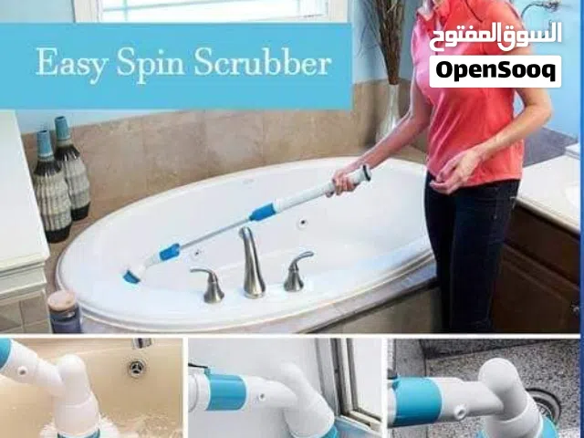 فرشاة تنظيف شحن دوارة فرشاه تلف 360 درجه تنظف ارضيات اثاث مطابخ حمامات جهاز تنظيف مع فراشي