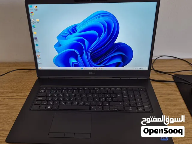 جهاز احترافي من الفئة العليا بكارت شاشة 16 جيجا  Dell Precision 7760