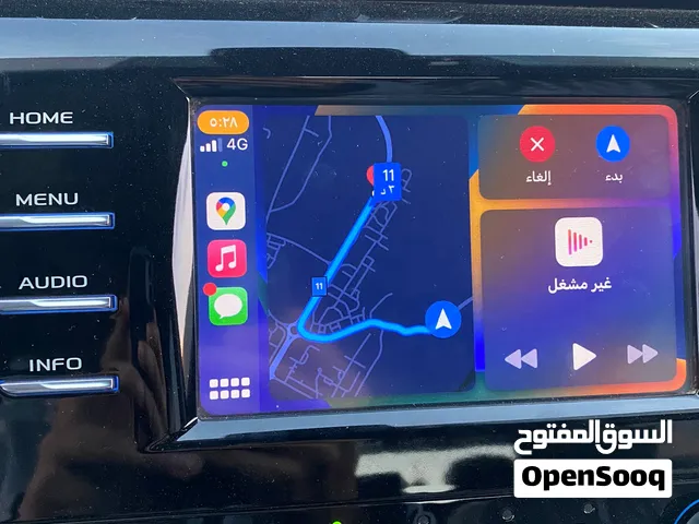 تحديث شاشة الكامري 2018 واضافة  آبل كار بلآي