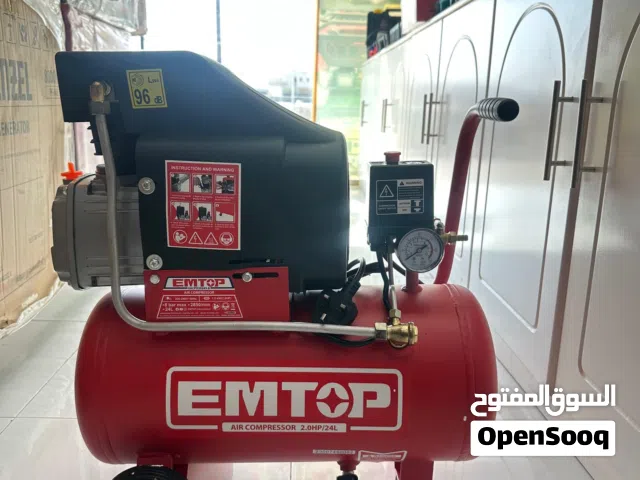 كمبريسر هواء حجم 24 لتر من شركة EMTOP